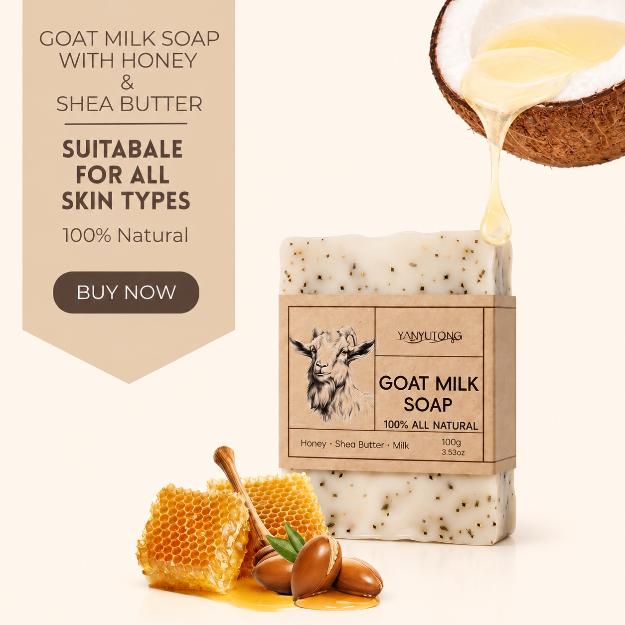 Goat Milk Moisturing Soap