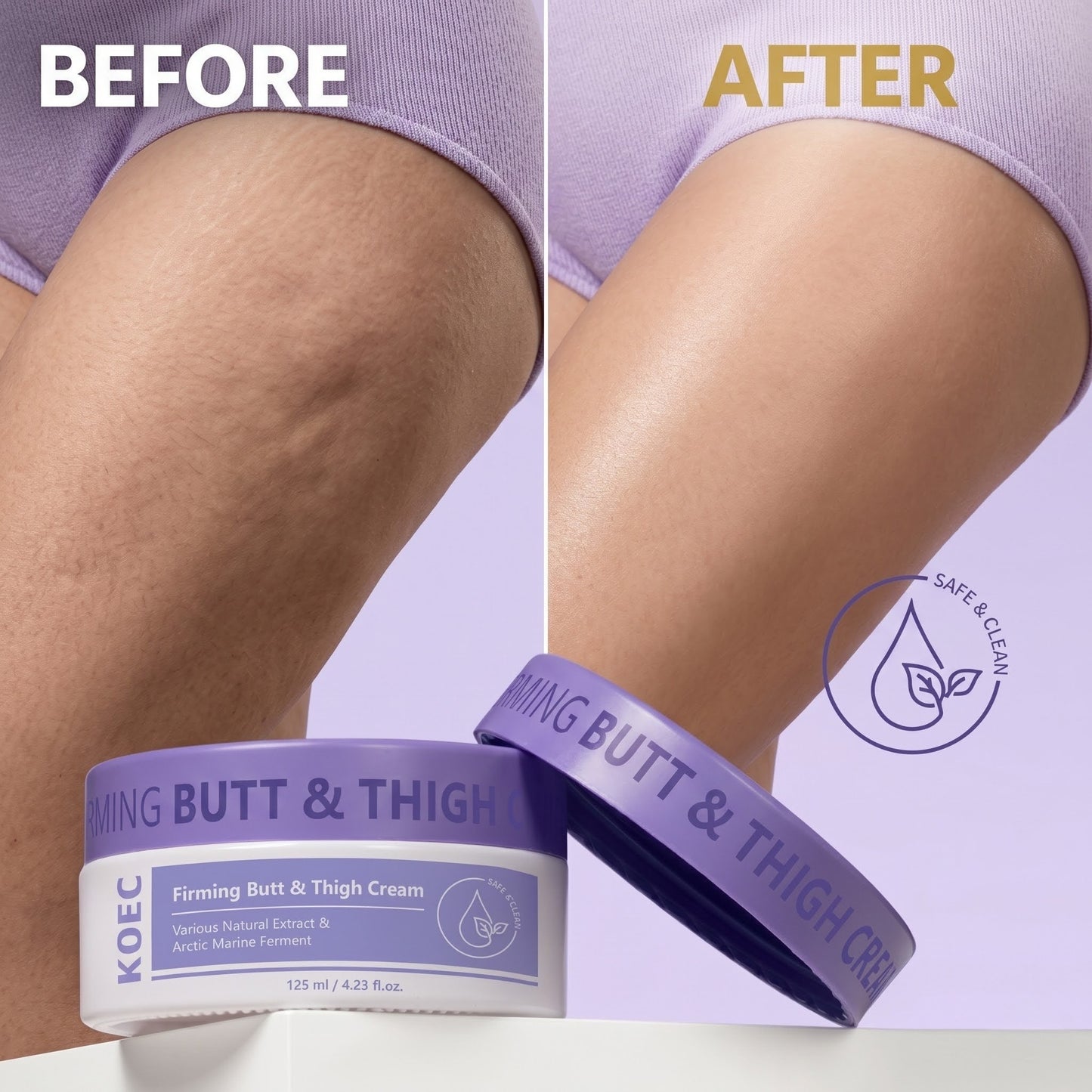 Firming Body Cream for Cellulite – Buttocks & Thighs
