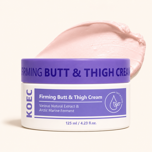 KOEC Firming Butt & Thigh Cream — Advanced Cellulite Reduction & Skin Tightening Formula with Arctic Marine Ferment