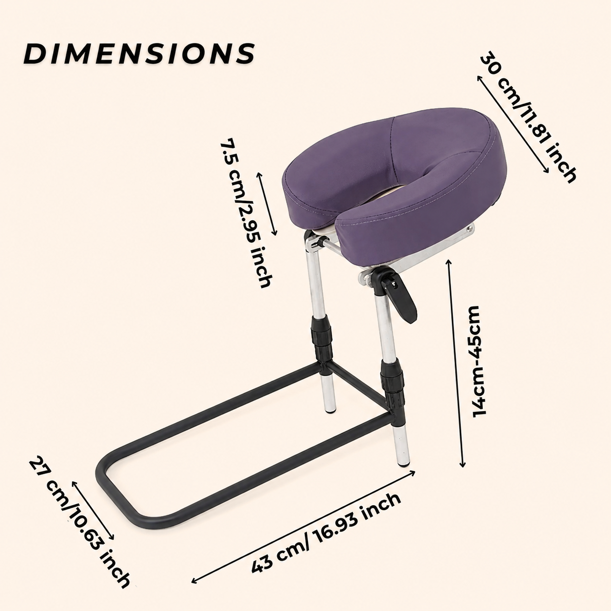 Portable Cervical Neck Massage Headrest